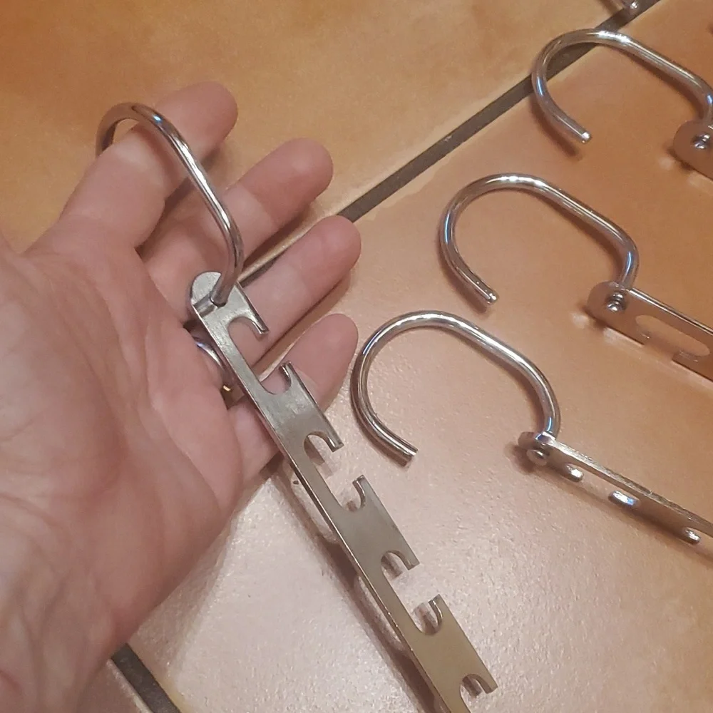 Metal Multiport Space Saving Hangers 7 Hangers Unbranded Silver